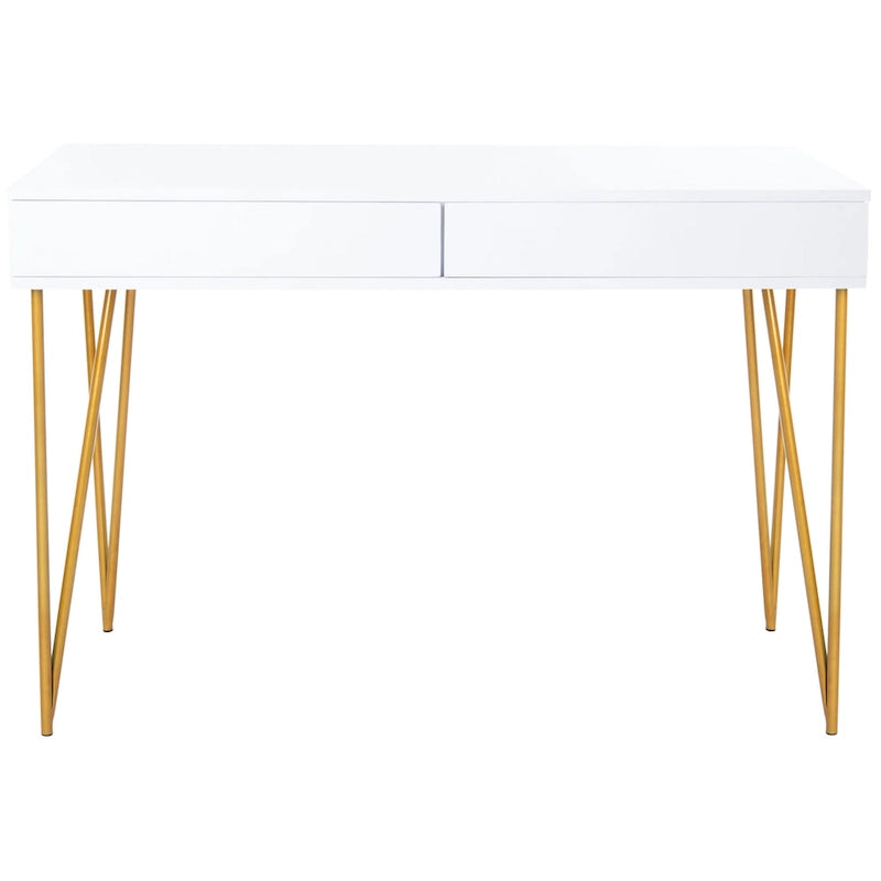 SAFAVIEH Ladonna Pine Natural 2-Drawer Desk