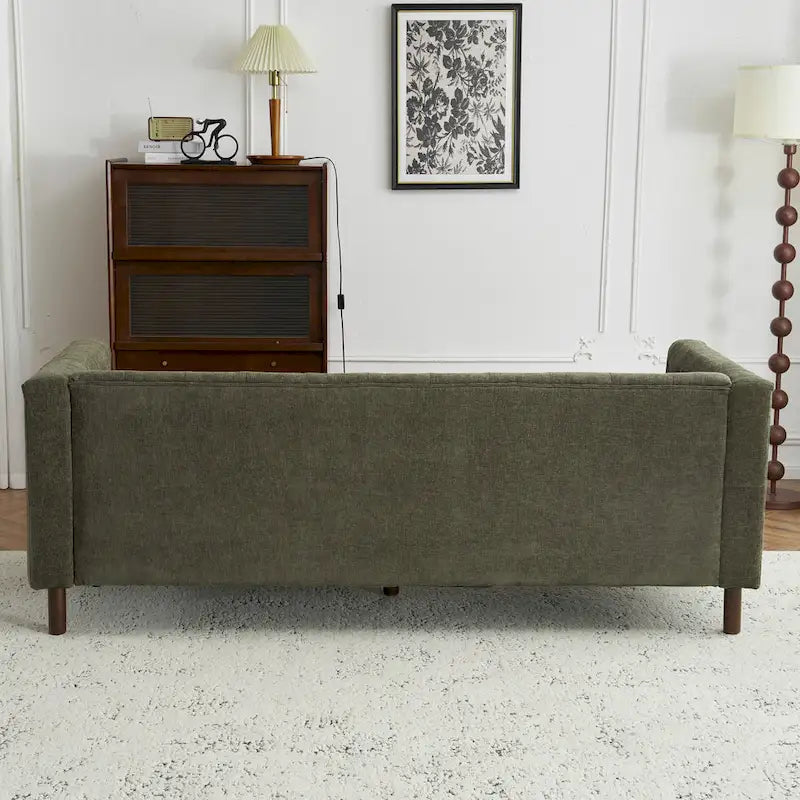 Christopher Knight Home- Modern Upholstered 3-Seater Tufted Sofa Couch for Living Room