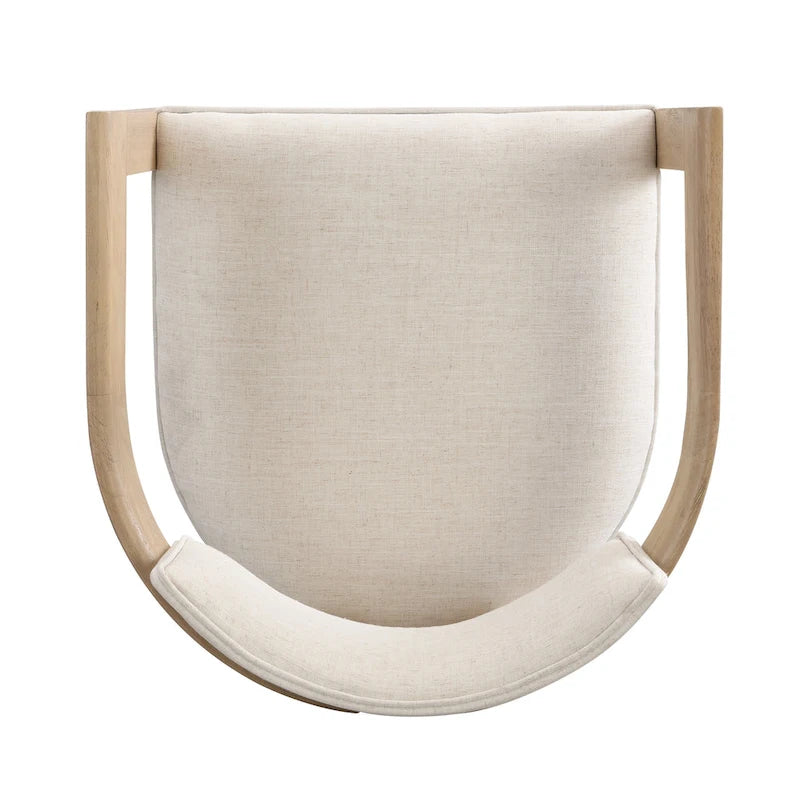 Conrad Sophisticated Modern Dining Chair With Armrest by Christopher Knight Home