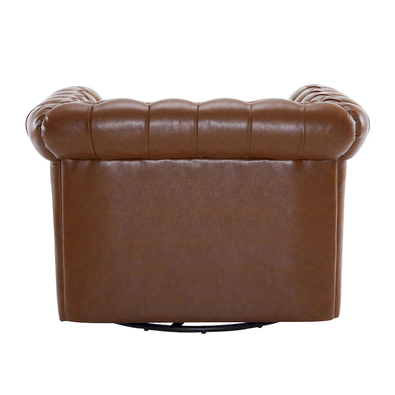 Wiers Chesterfield Swivel Tufted Club Chair by Christopher Knight Home