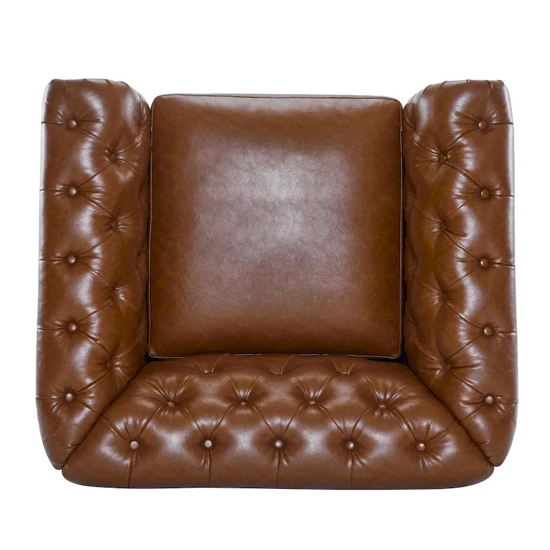 Wiers Chesterfield Swivel Tufted Club Chair by Christopher Knight Home
