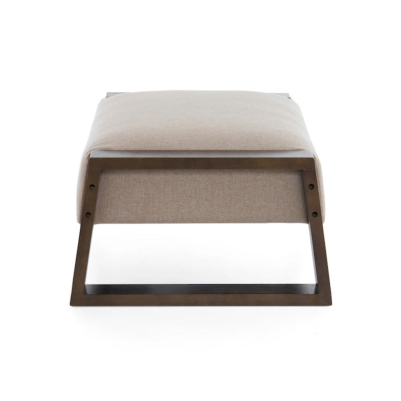 Christopher Knight Home - Harper Modern Beige Upholstered Ottoman for Compact Versatility
