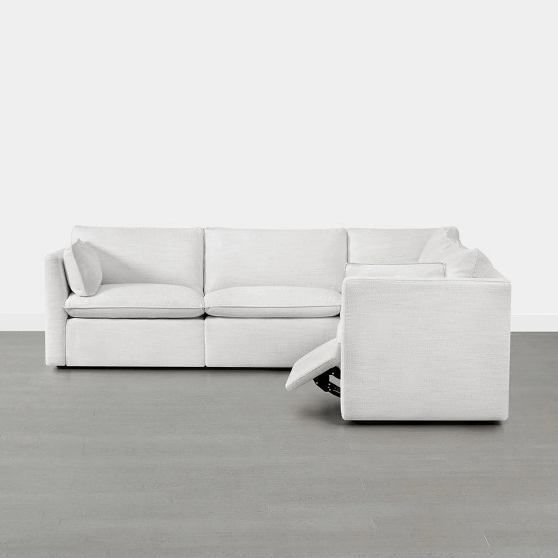 Cypress 107 W Power Reclining Sectional Sofa Couch