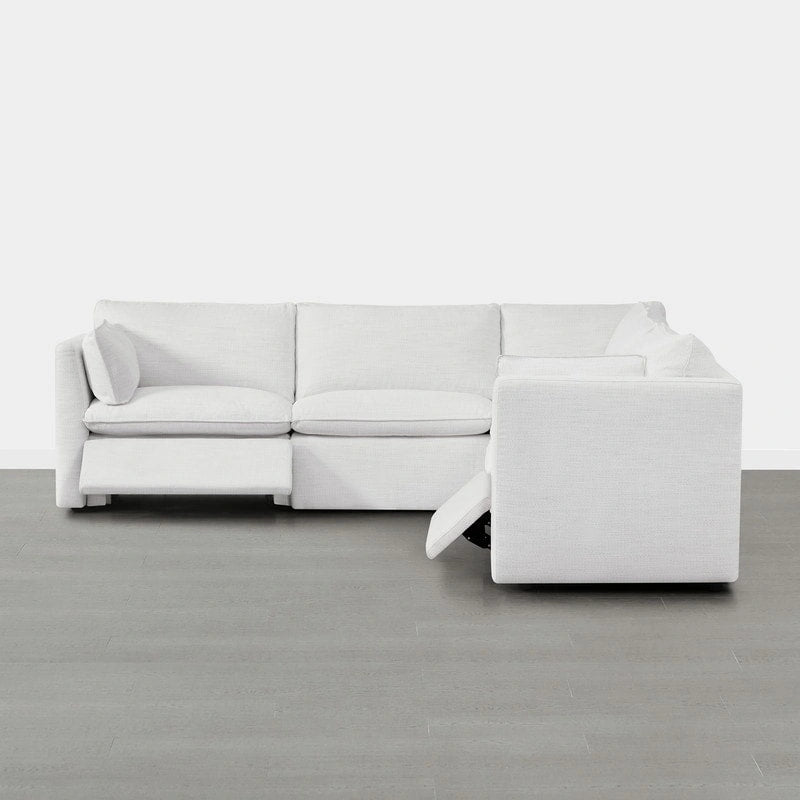 Cypress 107 W Power Reclining Sectional Sofa Couch