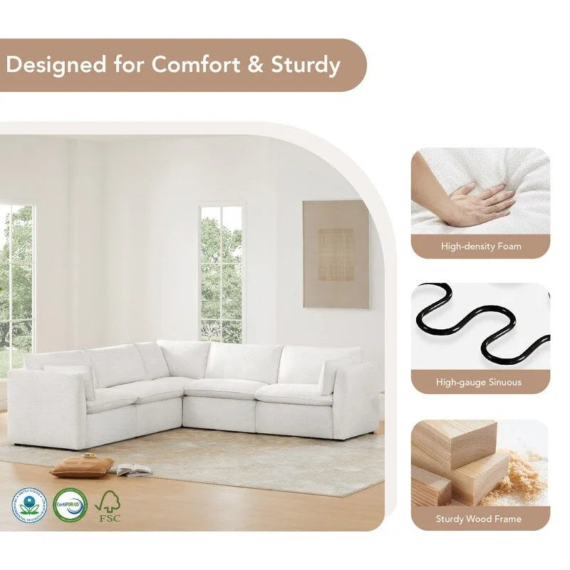 Cypress 107 W Power Reclining Sectional Sofa Couch