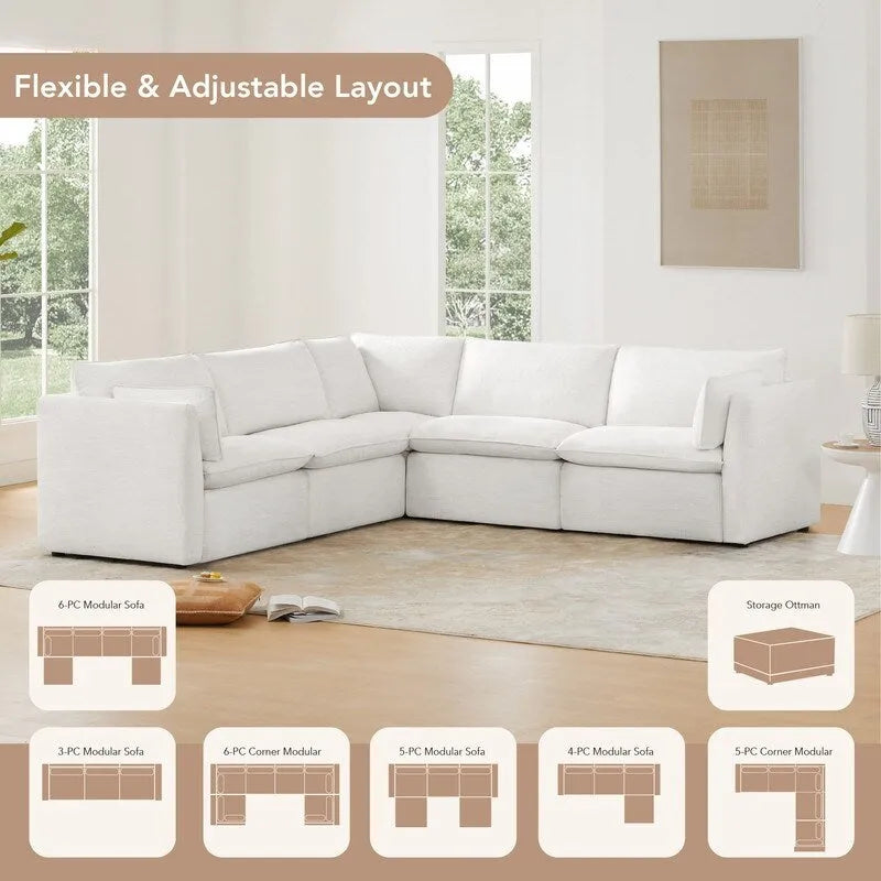 Cypress 107 W Power Reclining Sectional Sofa Couch