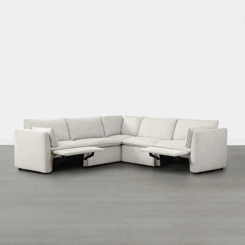 Cypress 107 W Power Reclining Sectional Sofa Couch