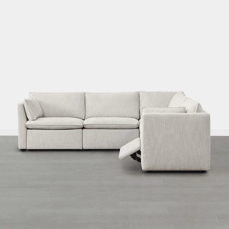 Cypress 107 W Power Reclining Sectional Sofa Couch