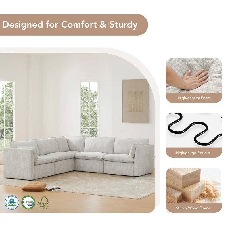 Cypress 107 W Power Reclining Sectional Sofa Couch