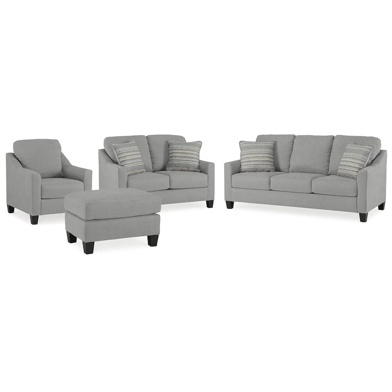 Signature Design by Ashley Adlai Gray 4-Piece Upholstery Package - 80 W x 39 D x 40 H