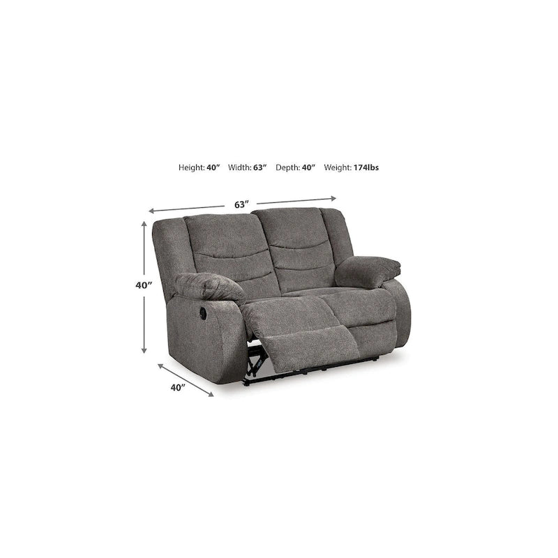 Signature Design by Ashley Tulen 3-Piece Upholstery Package - 87 W x 40 D x 40 H