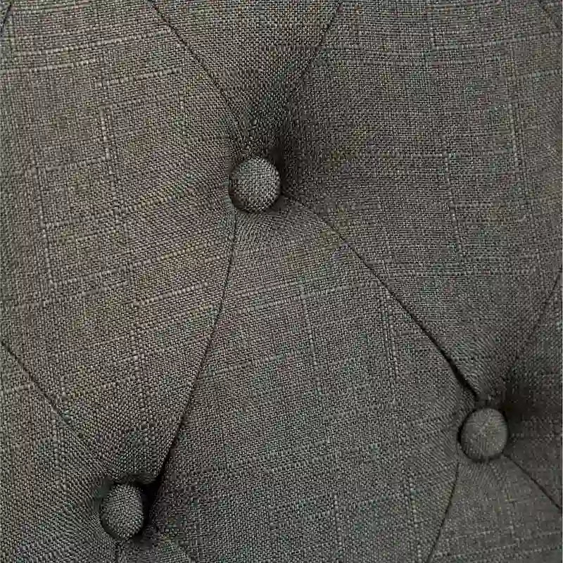 Wooden Dining Table and Chairs Set Simple Dining Table and Chair Sets with Tufted Upholstered Chairs and Turned Leg for Kitchen