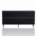 Modern Lacquered 4 Door Wooden Cabinet Sideboard Buffet Server Cabinet Storage Cabinet