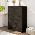 Elegant MDF 5-Drawer Dresser with Wood-Like Finish