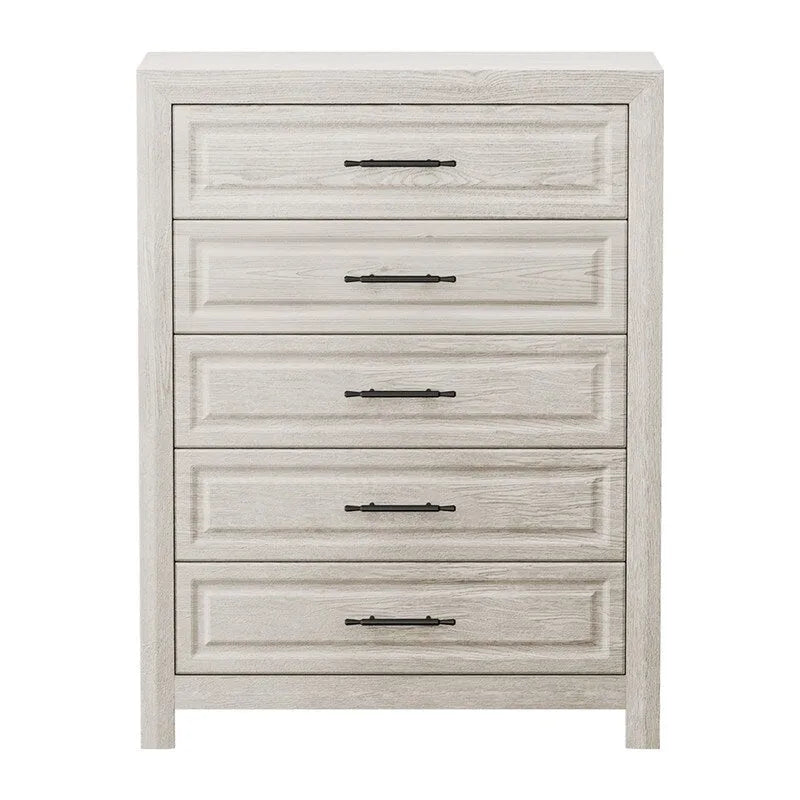 Elegant MDF 5-Drawer Dresser with Wood-Like Finish