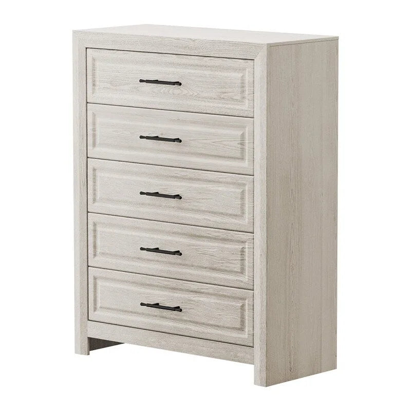 Elegant MDF 5-Drawer Dresser with Wood-Like Finish