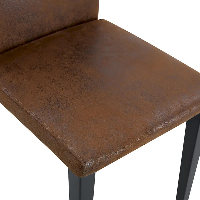 Modern Dining Table Set,Round Table with Storage & Technology Fabric Dining Chairs,Easy to Install