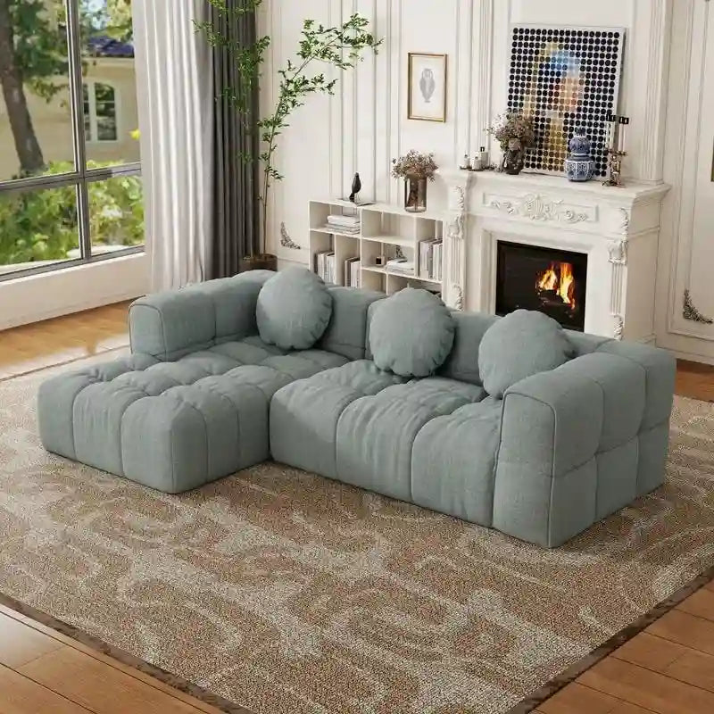 103  L-Shaped Modular Sofa, Free Combination (Left and Right Facing)