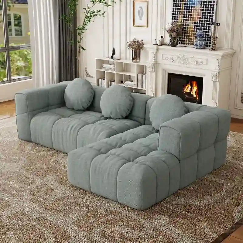 103  L-Shaped Modular Sofa, Free Combination (Left and Right Facing)