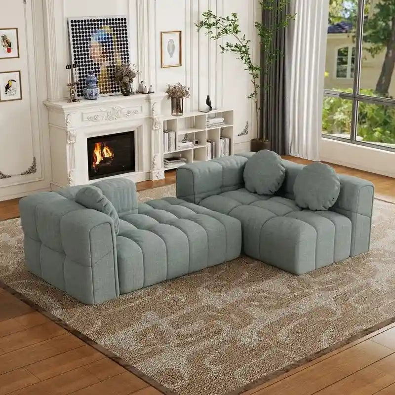 103  L-Shaped Modular Sofa, Free Combination (Left and Right Facing)