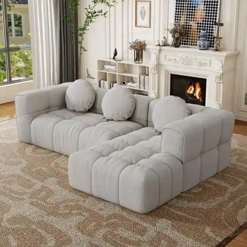 103  L-Shaped Modular Sofa, Free Combination (Left and Right Facing)