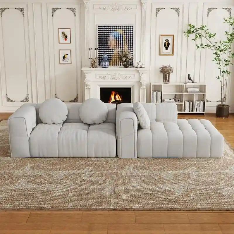 103  L-Shaped Modular Sofa, Free Combination (Left and Right Facing)
