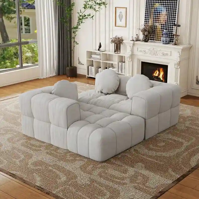 103  L-Shaped Modular Sofa, Free Combination (Left and Right Facing)