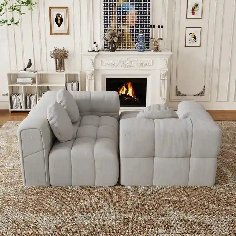 103  L-Shaped Modular Sofa, Free Combination (Left and Right Facing)