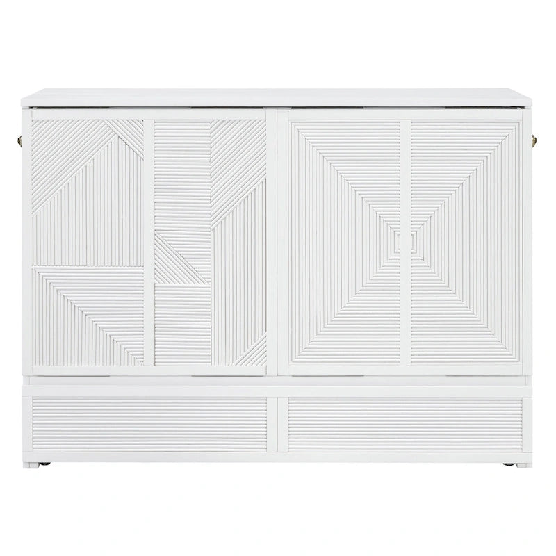 Murphy Bed with Large Drawer, USB Ports and Outlets