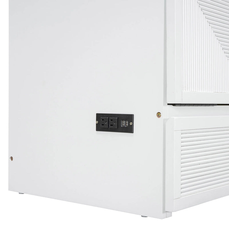 Murphy Bed with Large Drawer, USB Ports and Outlets