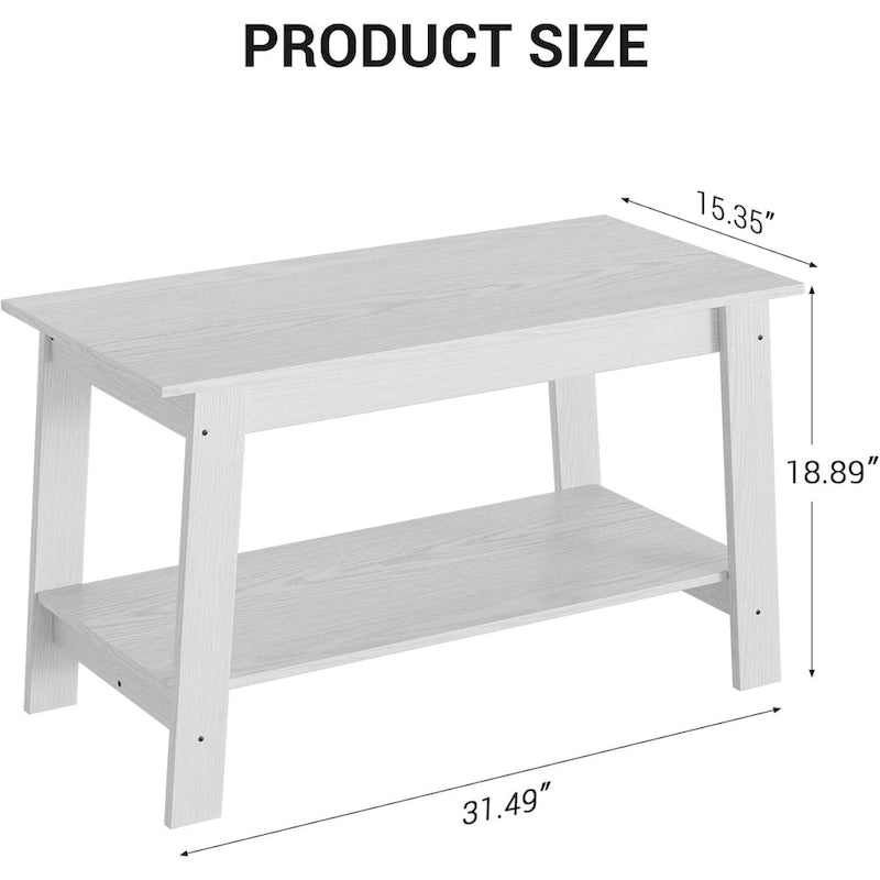 Rustic Small Coffee Table for Living Room, kItchen - N/A