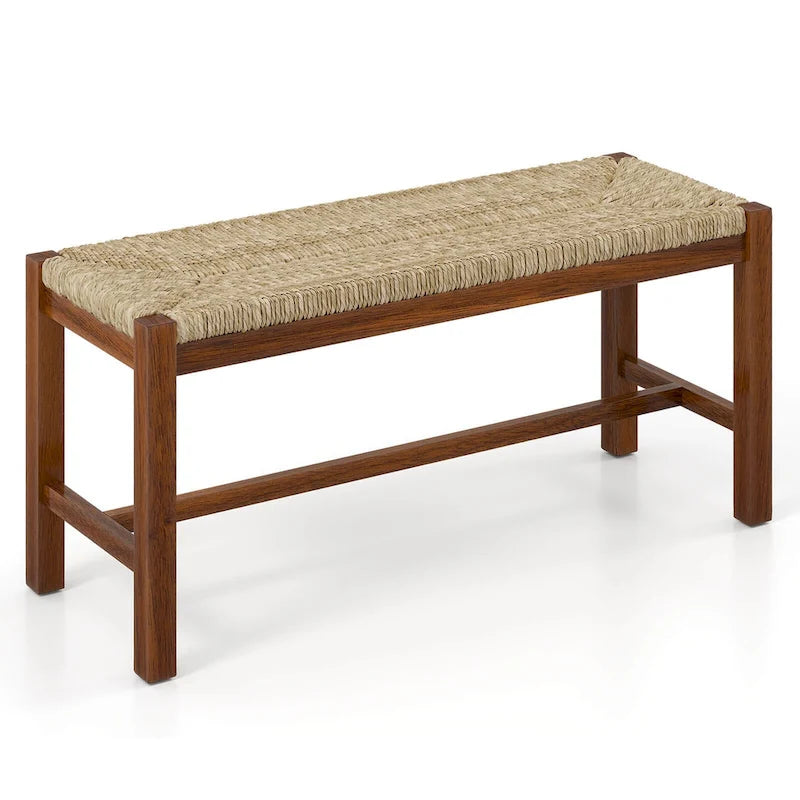 Costway 40  Long Wood Bench Indoor Dining Entryway End of Bed Bench - See Details