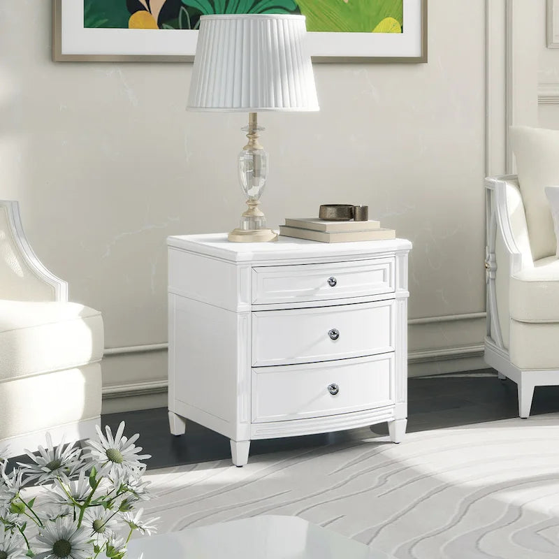 Dauphin 23.5  3-Drawer Storage End Table