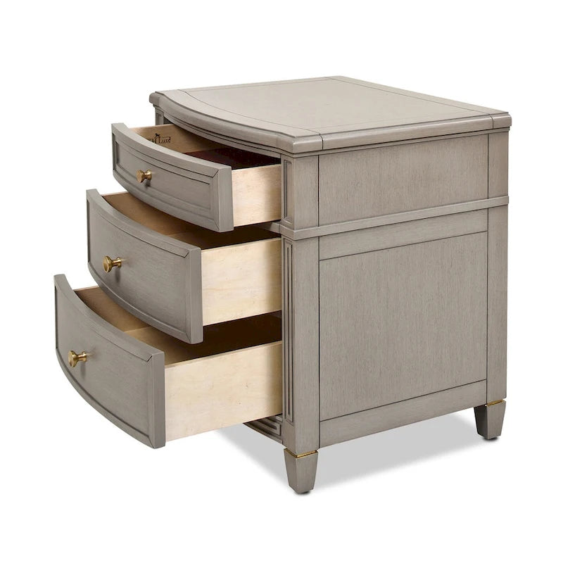 Dauphin 23.5  3-Drawer Storage End Table