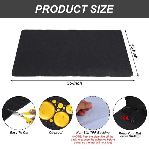 55 Inches x 35 Inches Office Chair Mat for Hardwood Floors