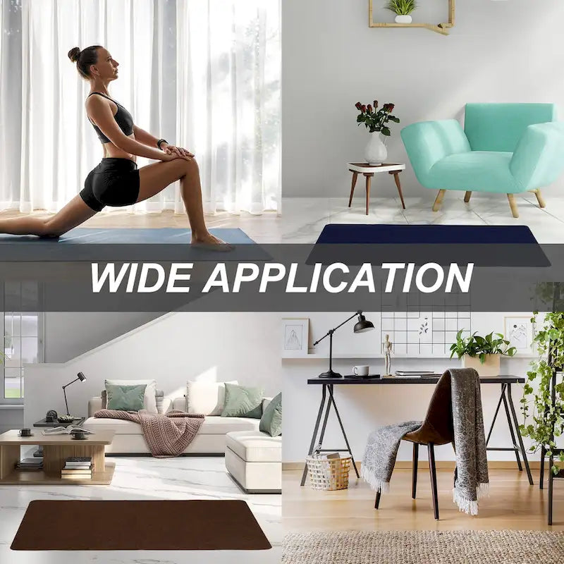 55 Inches x 35 Inches Office Chair Mat for Hardwood Floors