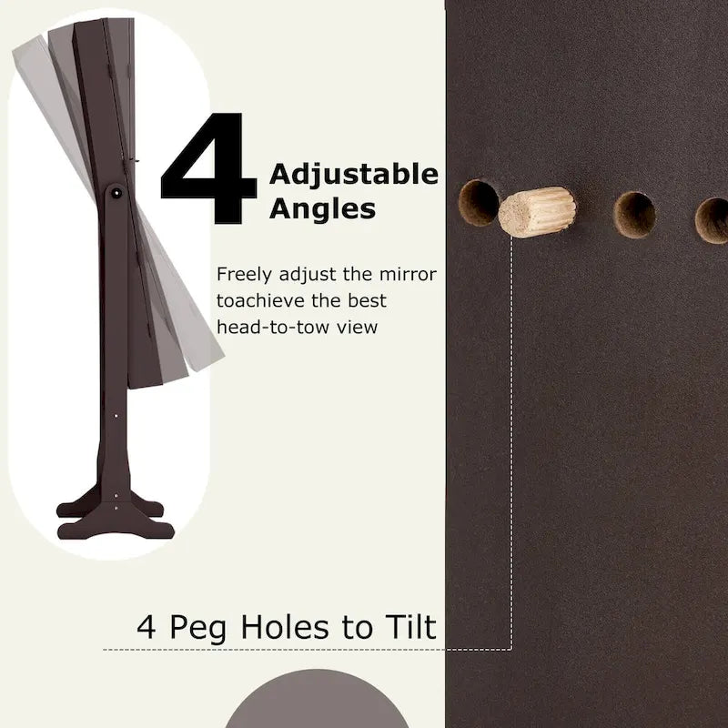 Costway Lockable Mirrored Jewelry Cabinet Armoire Organizer Storage - See Details