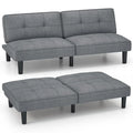 Costway Convertible Folding Futon Sofa Bed with 6-Position Adjustable - See Details