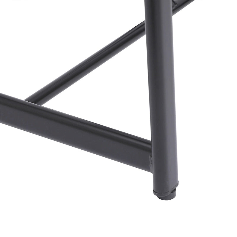 27H Barstool Set of 3 Wooden Round Bar Stools with Footrest, Easy Assembly, for Dining Room, Kitchen