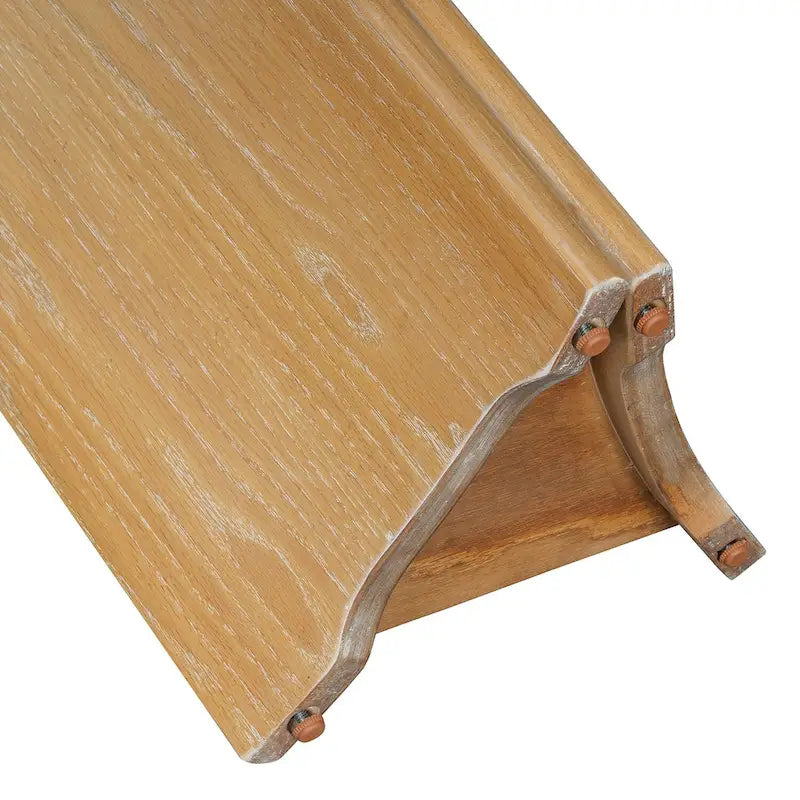 Entryway Console Table, Table with Oval Faux Marble Top for Entrance