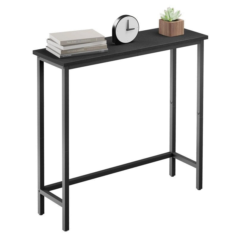 Table console étroite de 29,5 po, table de canapé fine pour couloir, chambre, salon ou hall d'entrée