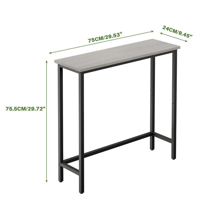 29.5  Narrow Console Table, Slim Entryway Sofa Table for Hallway, Bedroom, Living Room, or Foyer