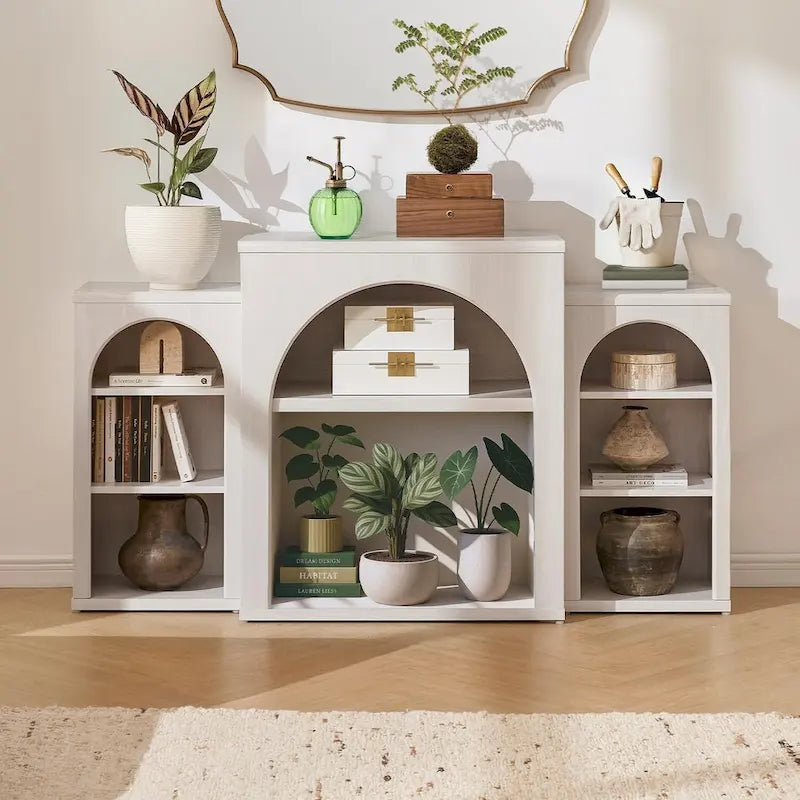 Mopio Blake Electric Fireplace Mantel TV Stand