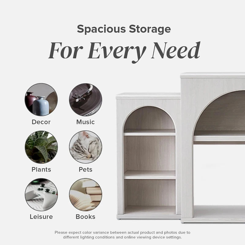 Mopio Blake Electric Fireplace Mantel TV Stand