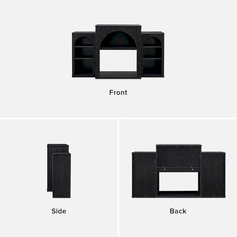 Mopio Blake Electric Fireplace Mantel TV Stand