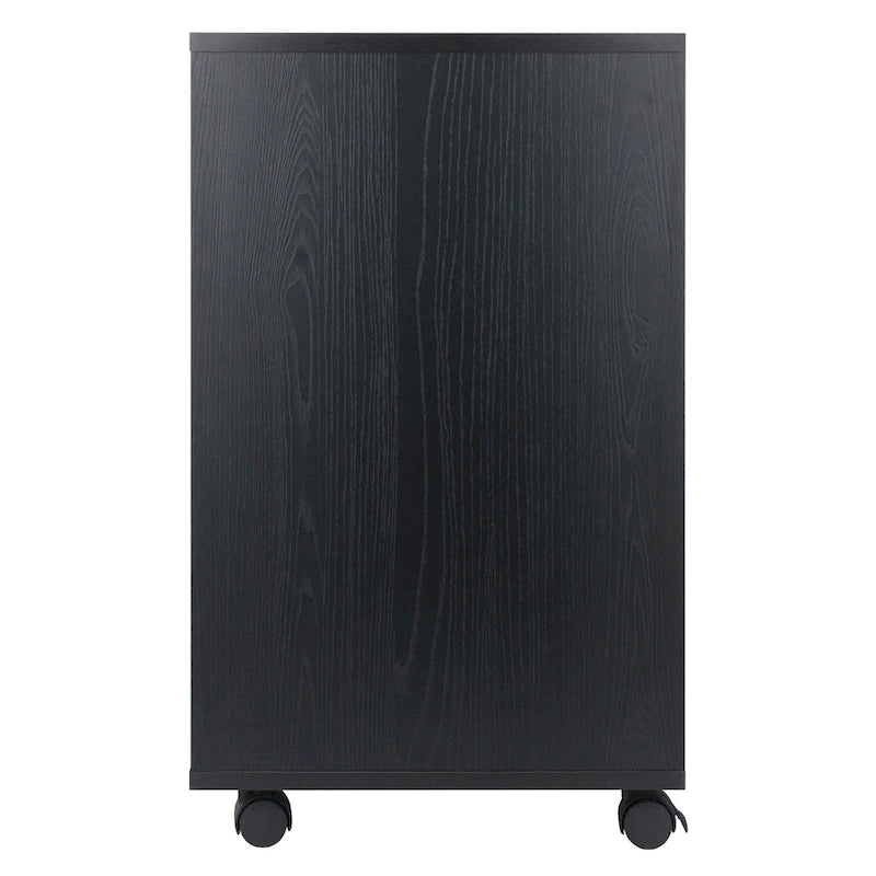 6-Drawer Storage Mobile Cabinet Set - 32  - Black