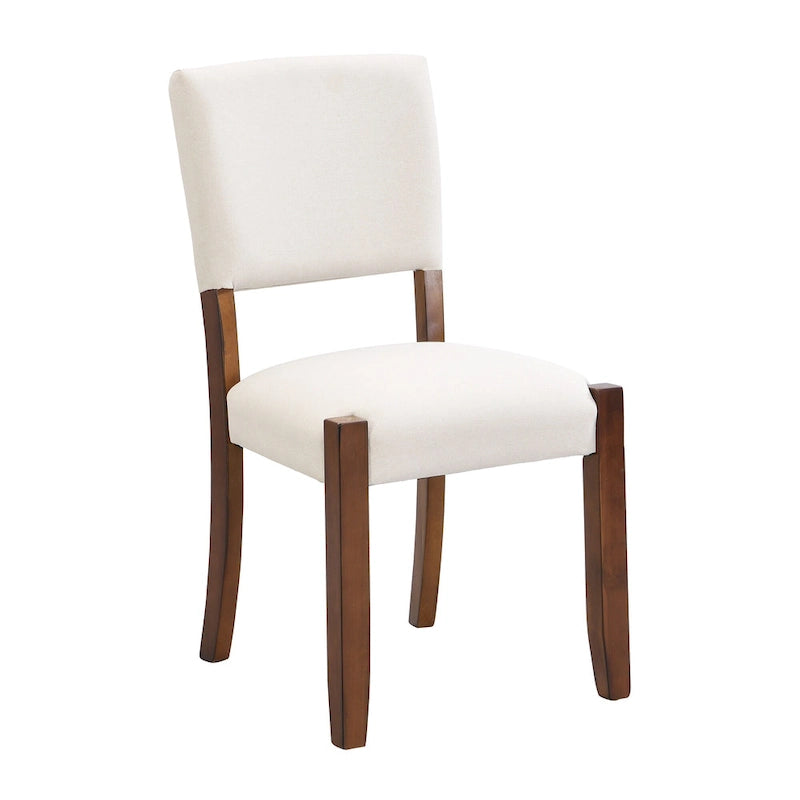 5 Piece Dining Table Set, 4 People Kitchen Dining Room Set with Faux Marble Style Table and 4 Upholstered Chairs