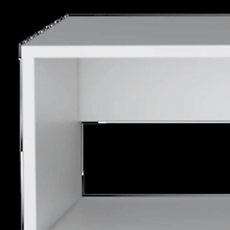 Modern TV Console Wall Mounted 59  Floating Media Stand with Shelves and Cable Management - 10.4H x 59.1W x 12.6D