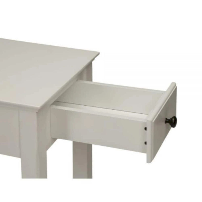 Space Saving Rectangular 23 Wooden Side End Table with Two Storage Shelve and One Drawer for Living Room - 13 L X 22 W x 23 H