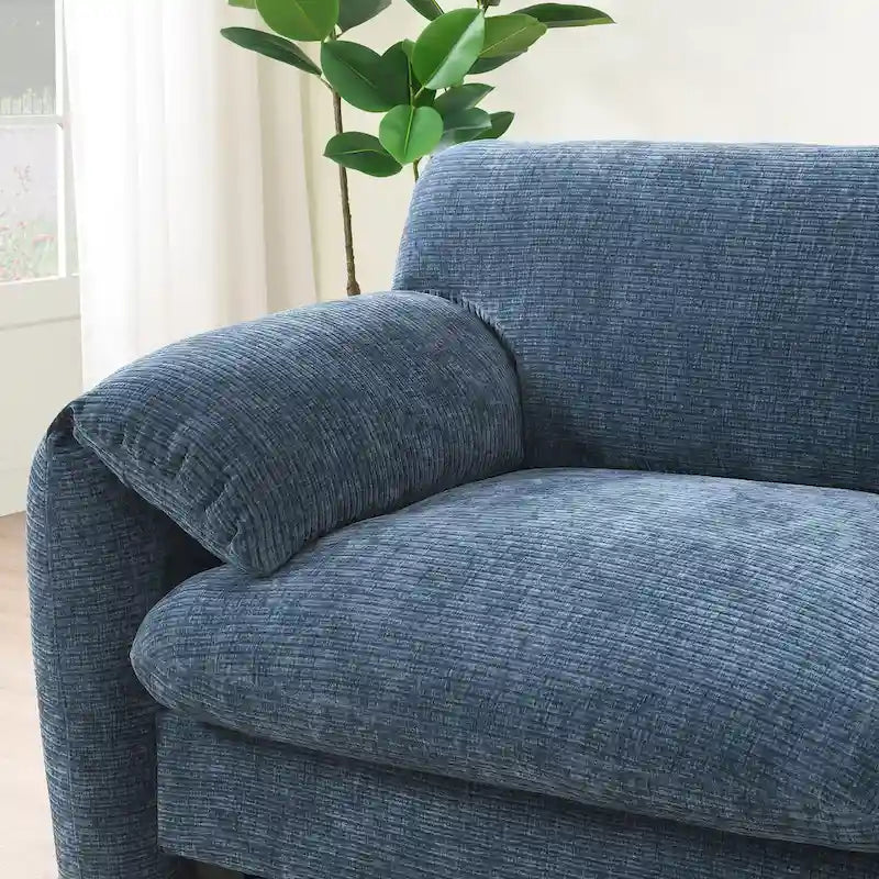 U-Shaped Sectional Sofa Indoor Chaise Lounge w/ USB & Type-C Charger